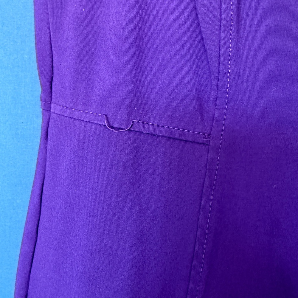 Talbots Purple Sleeveless Sheath Dress - Picture 4 of 5